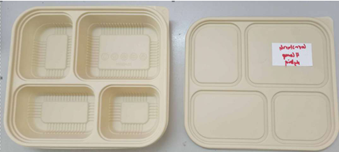 Corn Starch Multi-Compartment Lunch Box